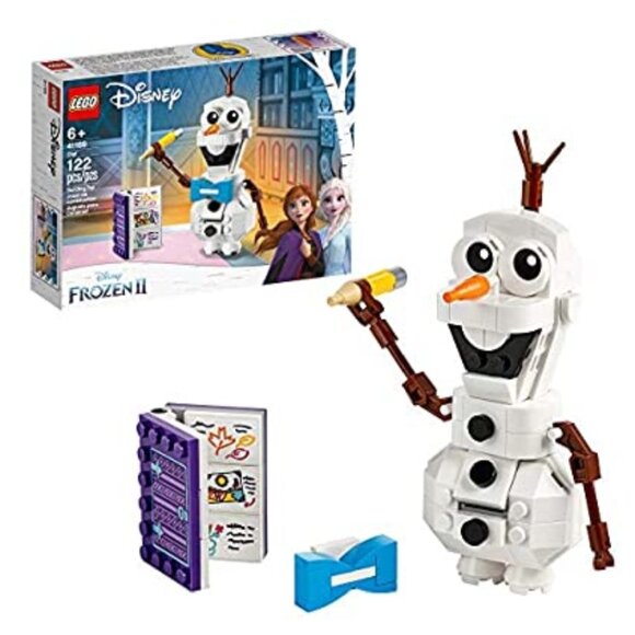 Lego New Disney Frozen II Olaf 41169 Olaf Snowman w/ notebook, pen & blue tie - Picture 1 of 9